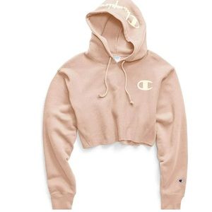 Champion Reverse Weave Cropped Hoodie Sweatshirt